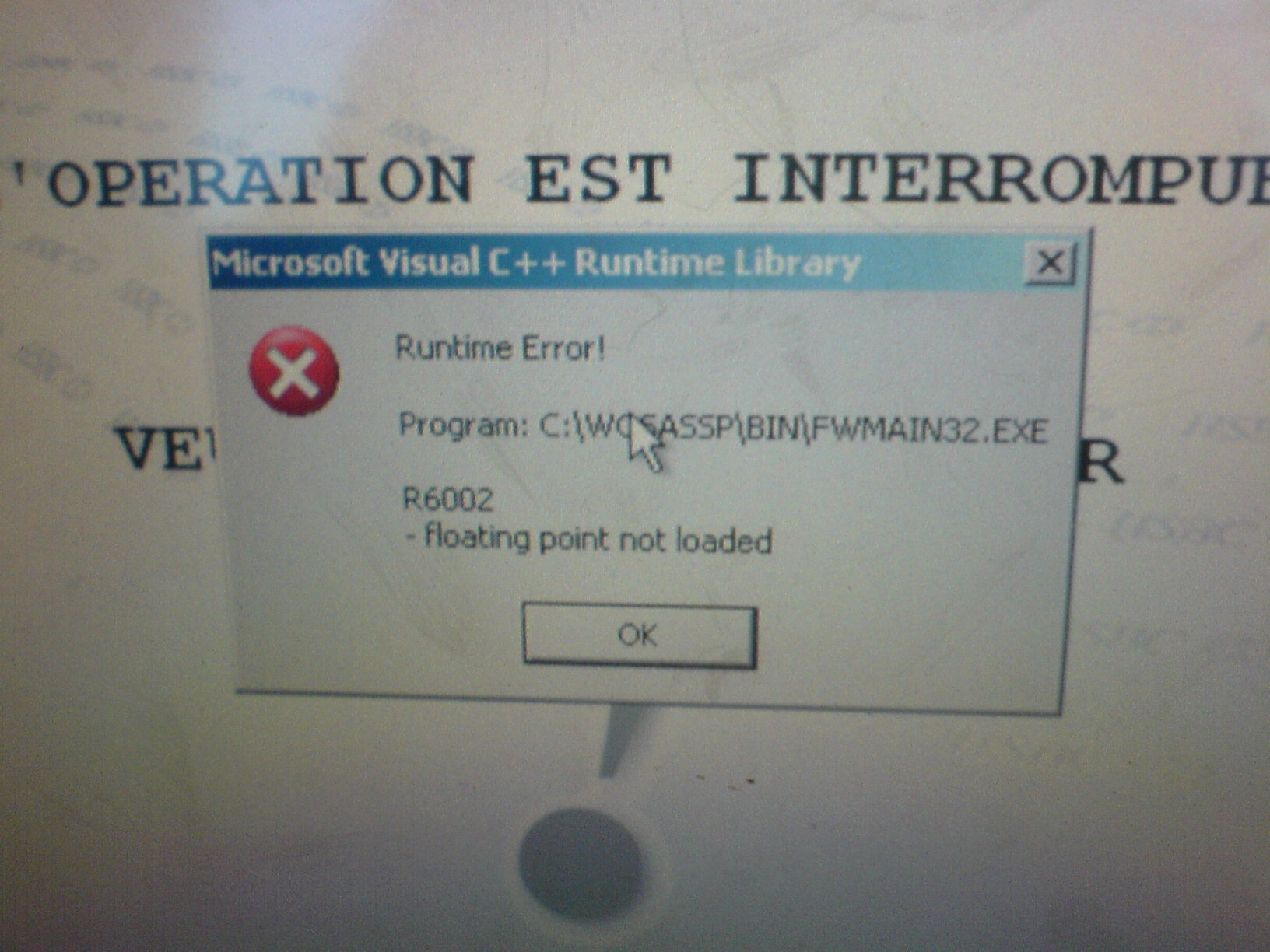 runtime_error_HSBC_Paris_2006_11_21_8h30_3