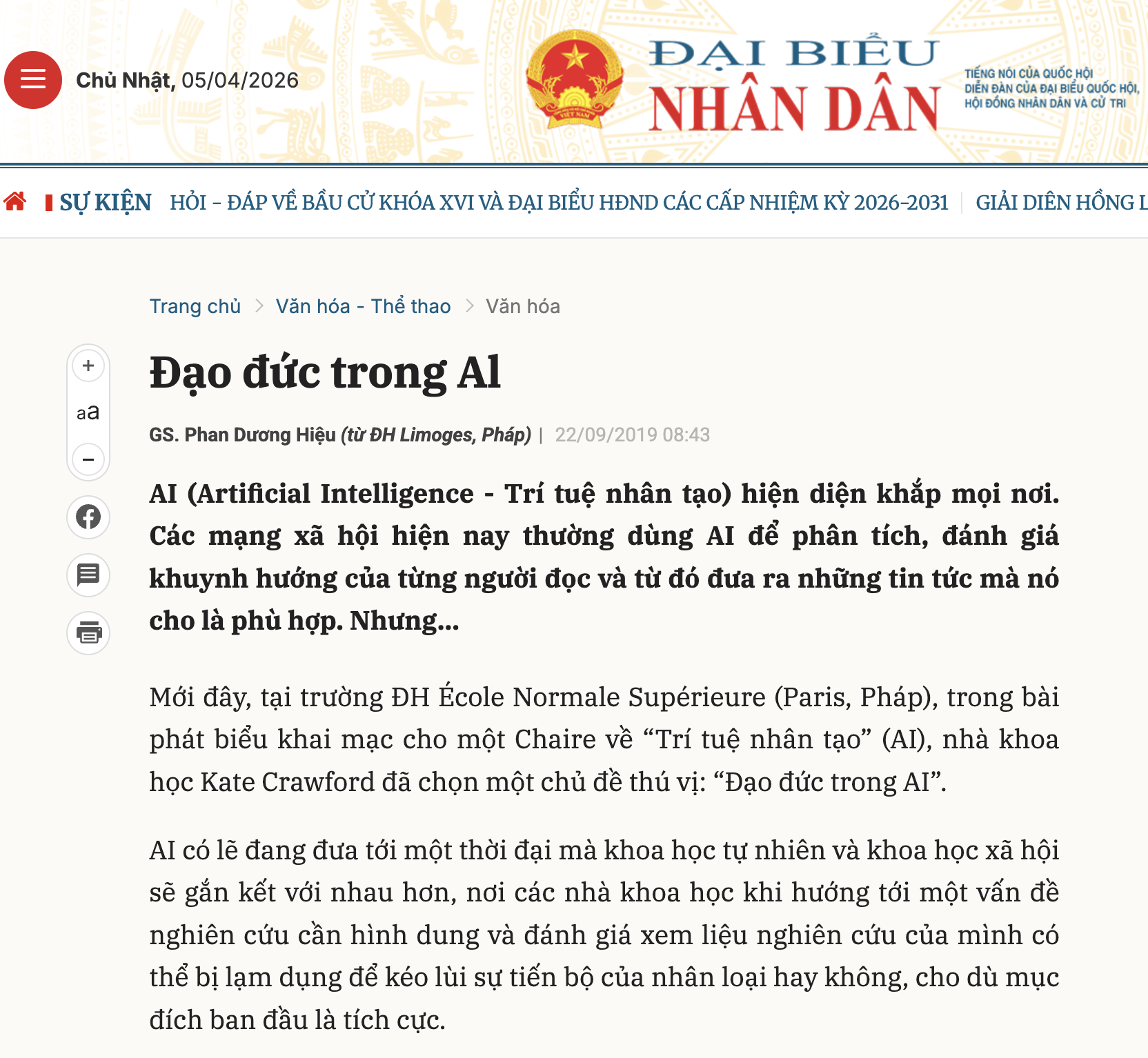 Ảnh bài Đạo Đức trong AI
