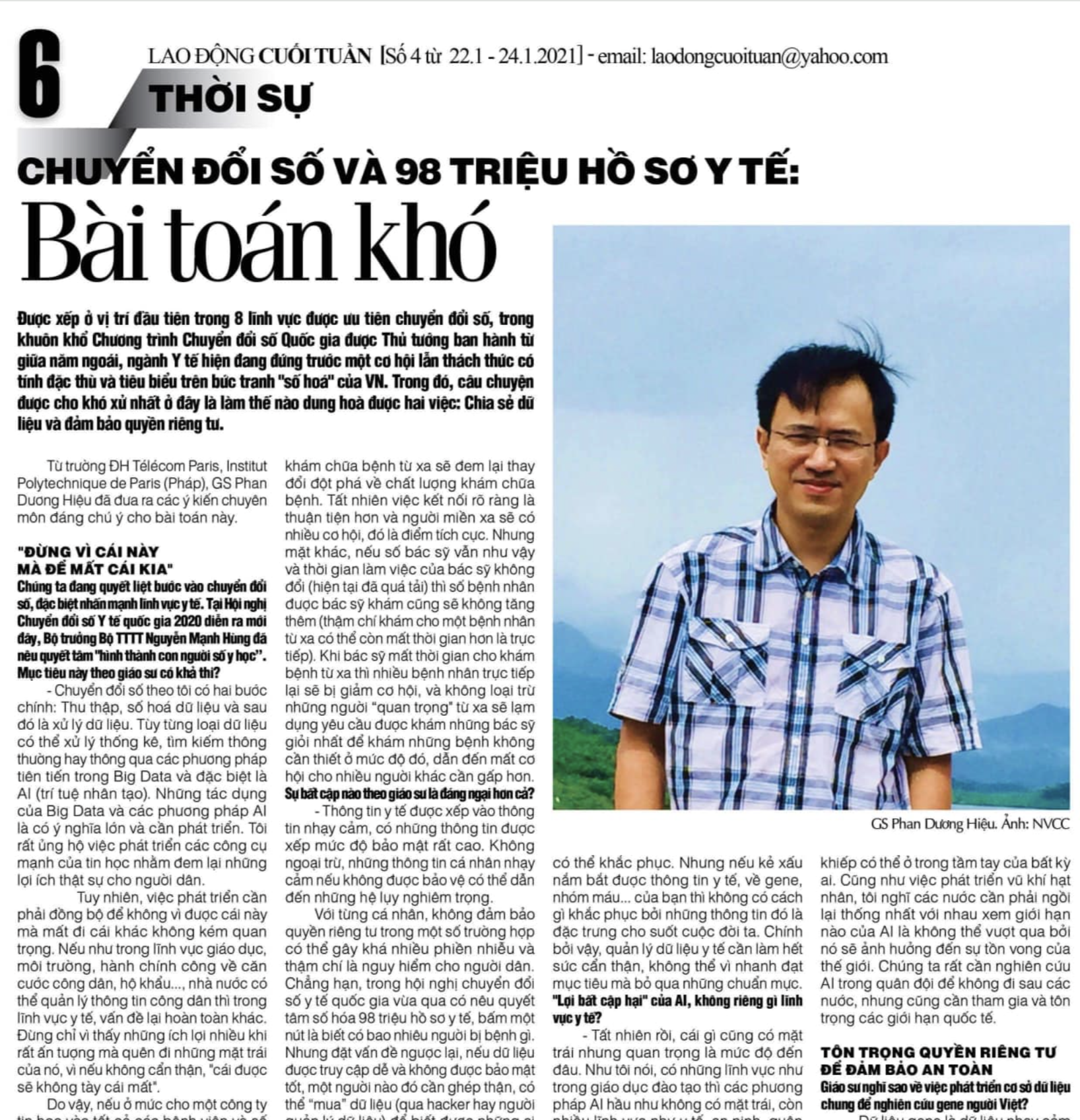 Ảnh bài Chuyển đổi số và 98 triệu hồ sơ y tế