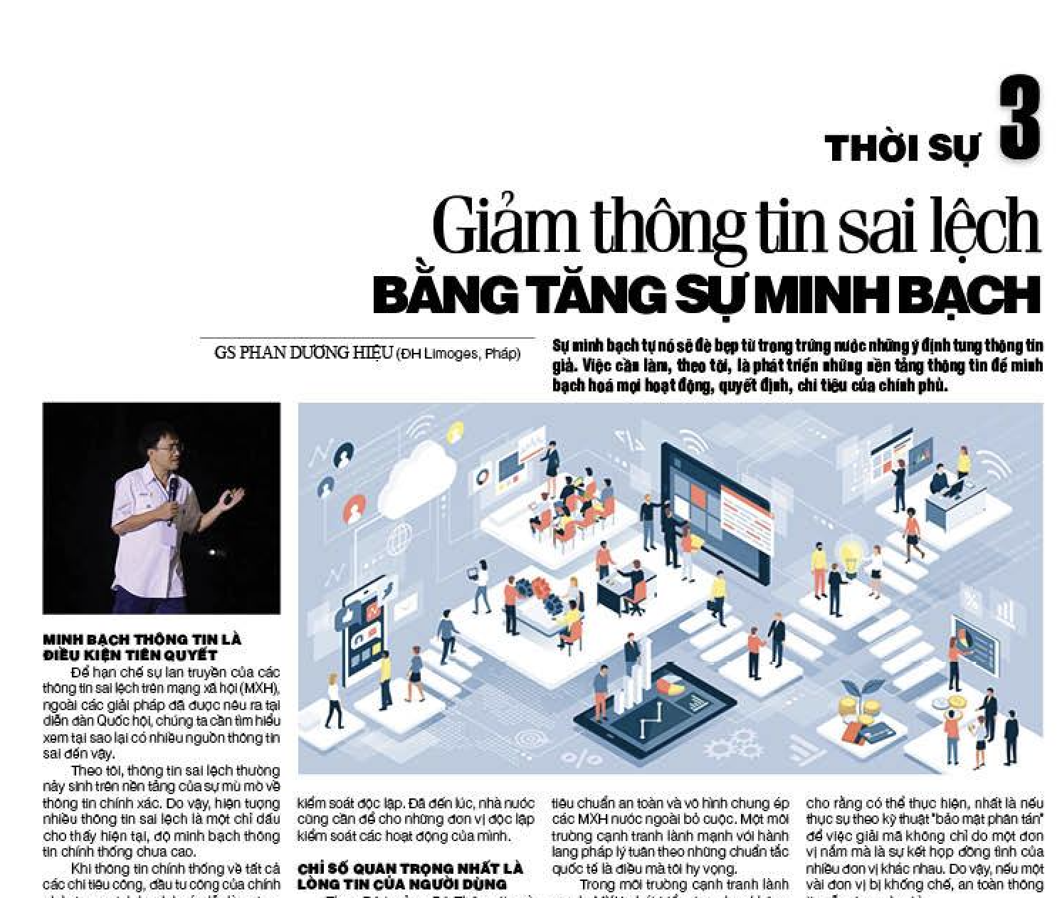 Ảnh bài Giảm thông tin sai lệch bằng tăng sự minh bạch