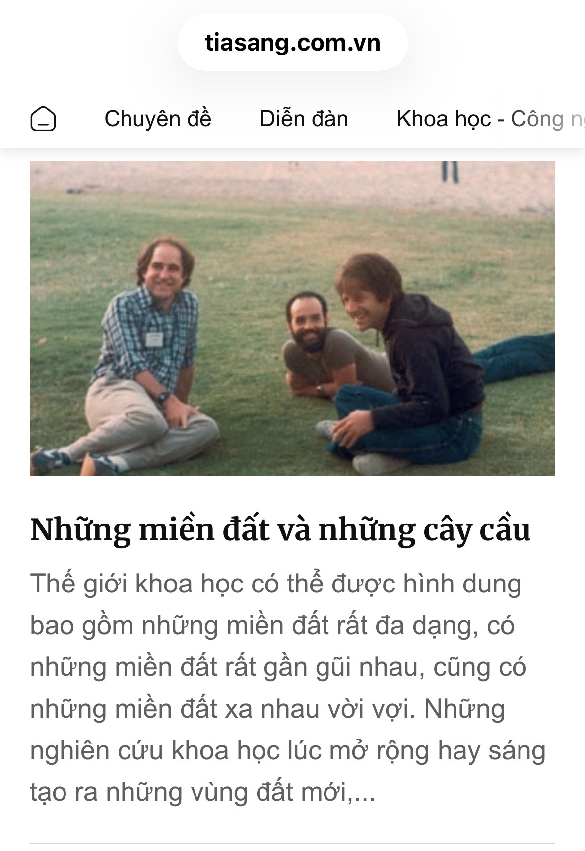 Ảnh bài Những miền đất và những cây cầu