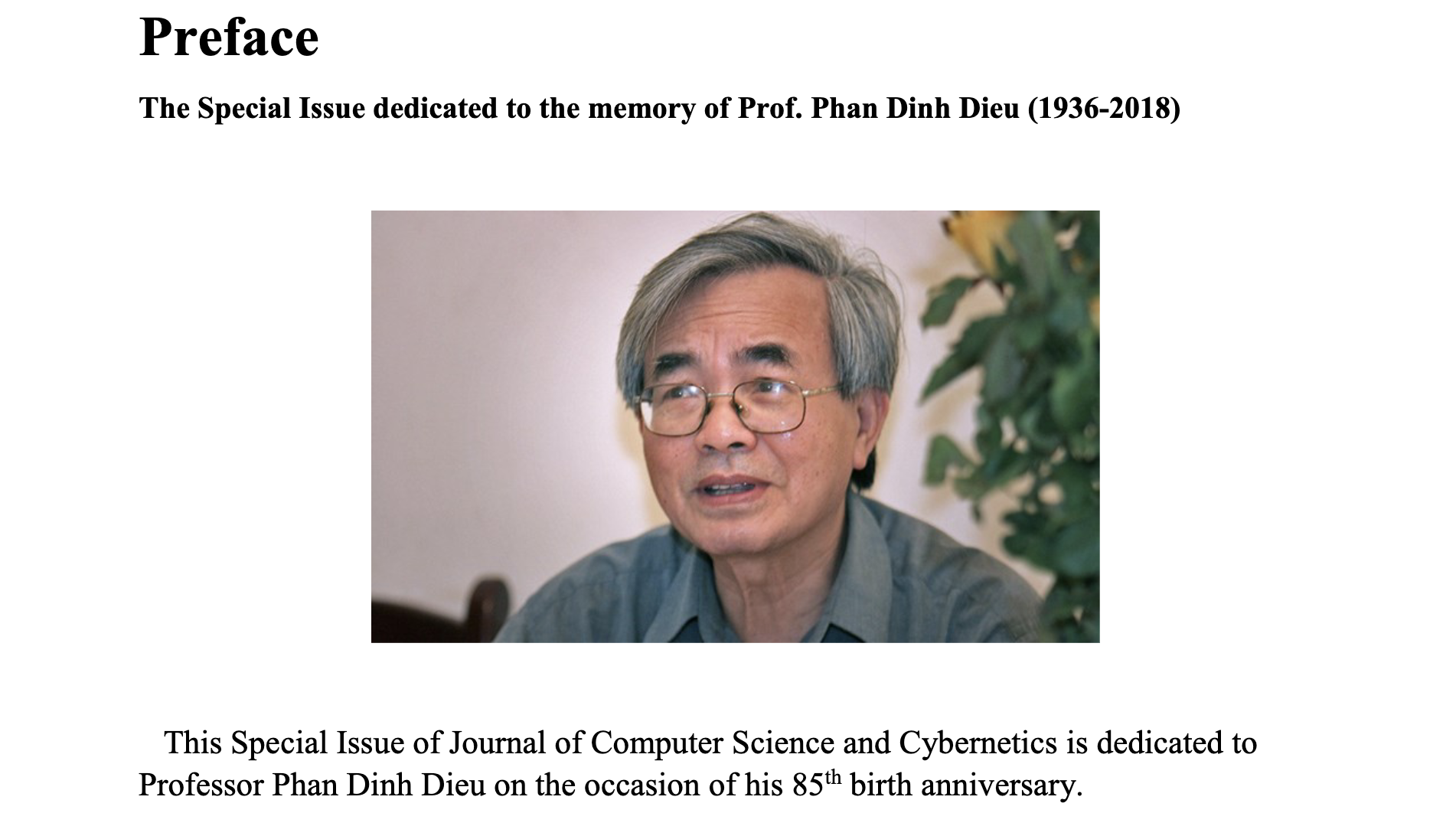 Ảnh bài Preface về Phan Đình Diệu