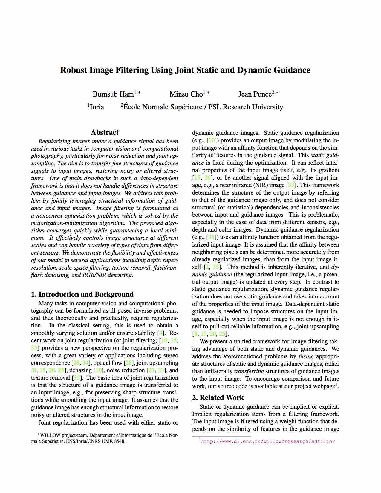 Image filtering in remote sensing Image filtering in remote sensing image